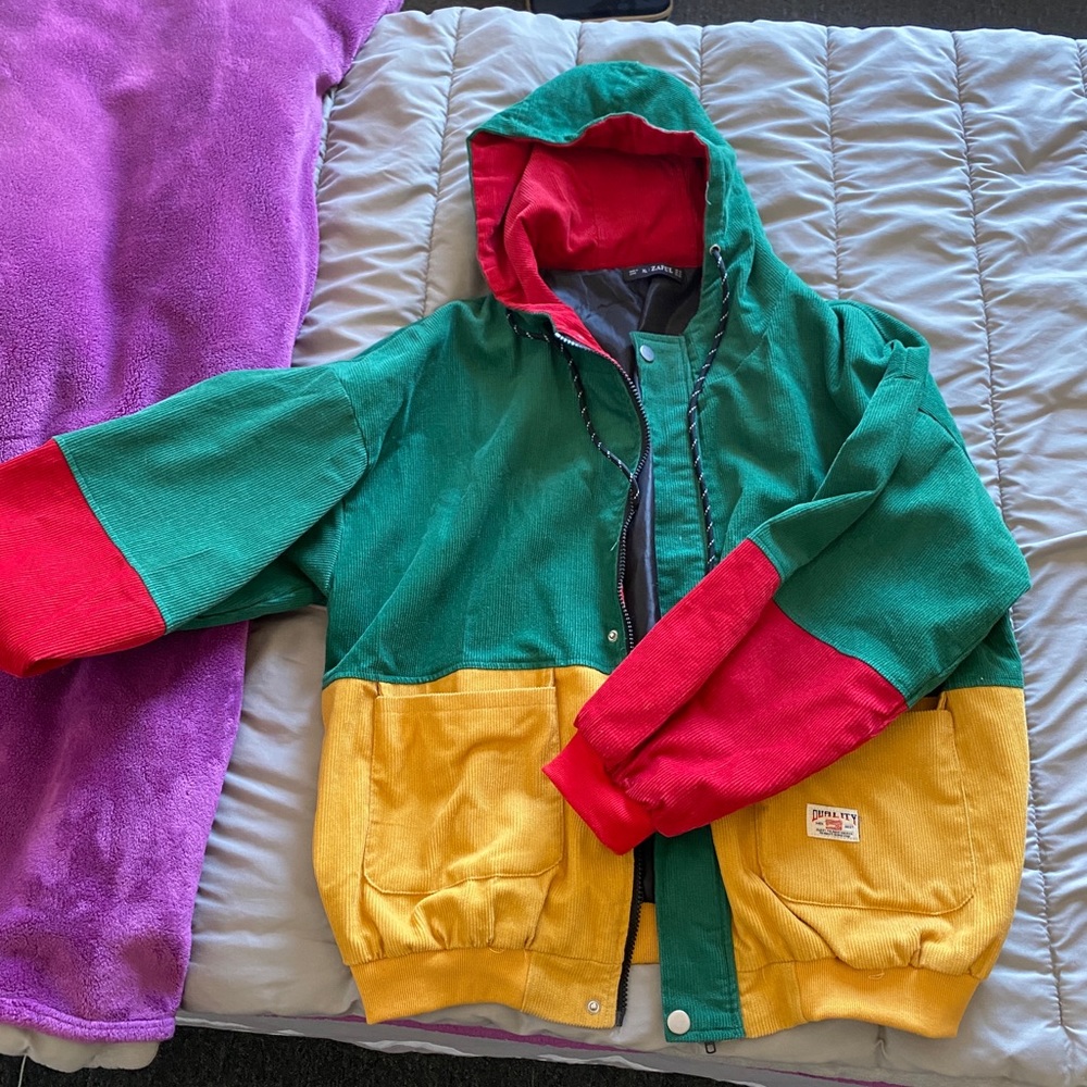 Zaful Colored Corduroy Jacket